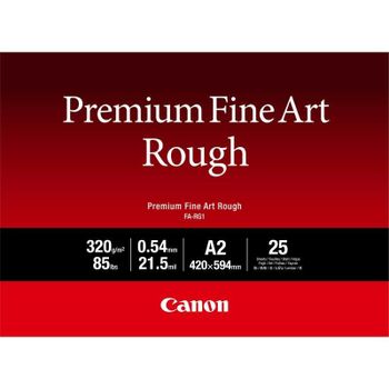 Papel fotográfico Canon Premium FineArt Rough A2 330 g/m² 25 hojas