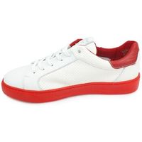 cafe noir deportivas moda sneaker bianco rosso ipp132 para hombre