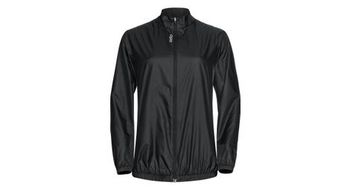 Chaqueta cortavientos de mujer odlo essential windproof negra