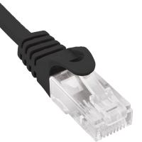 cable de red phasak phk 1852 cat6 25 cm cobre negro