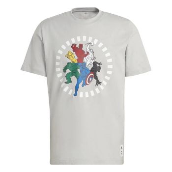 Camiseta Real Madrid Marvel Avengers Adidas baloncesto.