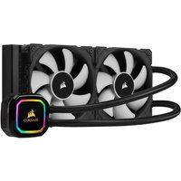 corsair icue h100i xt liquid 240 mm cpu cooler - rgb led