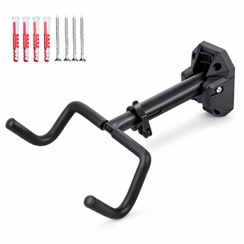T-LoVendo - Soporte para Bicicleta de Pared Ajustable y Plegable | Colgador Universal Ahorra Espacio | Soporte para Bicicletas de Montaña, Carretera, Paseo e Infantiles | Giratorio