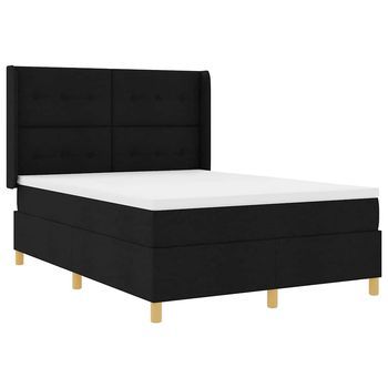 Cama Tapizada 200x147x128 Cm  - Negro