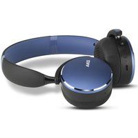 akg y500 wireless bluetooth headphones - blue blue