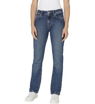 Pepe Jeans para mujer. PL2047305AA Jeans Straight Mary azul (28/30), Casual, Algodón, Denim