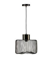 lampara de techo gippy negra o33 cm e27