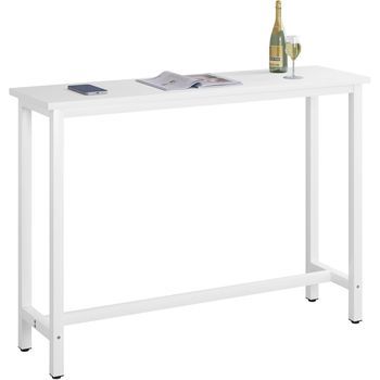 1 Mesa De Bar. Mesa De Bistró. Mesa De Comedor. Estructura Metálica. Tablero De Mdf. 140 X 40 X 100 Cm.