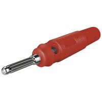 goobay conector banana macho 4mm rojo