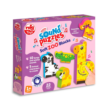 Reig - Puzzle Animales de Zoológico con Sonidos (RZ6611)