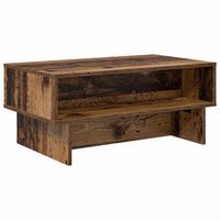 mesa de cafe  mesa de centro madera vieja 80 x 46 x 35 cm madera de ingenieria