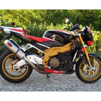 silenciador de escape aprilia tuono 1000 mass oval par