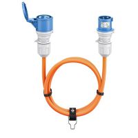 cable alargador goobay 76228 5 m h07rn-f 3g25 ip44 exterior naranja