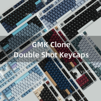 gmk-teclas de doble disparo teclas con perfil de cereza material pbt samurai rojo 8008 botanical shoko olivia para teclado mecanico 625u 7u