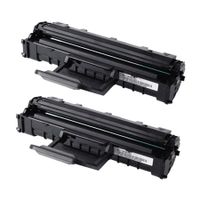 compatible multipack dell 1100 printer toner cartridges 2 pack -593-10094