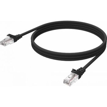 Cable de red Vision TC 1MCAT6A/BL Cat6a U/UTP 1 m Negro