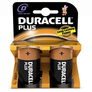 Duracell MN1300K2 Pack 2 Pilas LR20 1.5V