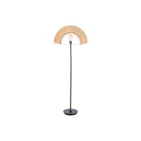 lampara pie yute hierro 56x26x152 natural