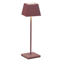 lampara de mesa led portatil recargable siesta pink ip54