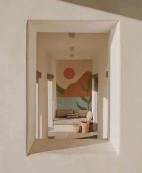 Papel pintado copa selvática de alta gama 200 g 250x250 cm 5 tiras