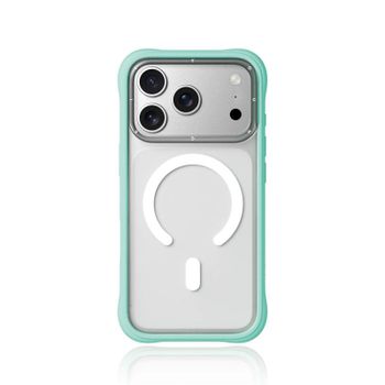 Youngkit Funda Para Iphone 17 Pro – Carcasa Magnética Dynamic Ii Transparente Azul Glacier Silicone, Diseño Moderno Y Ajuste Preciso
