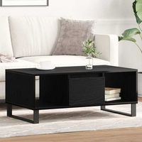 vidaxl mesa de cafe roble negro 90 x 50 x 365 cm madera de ingenieria