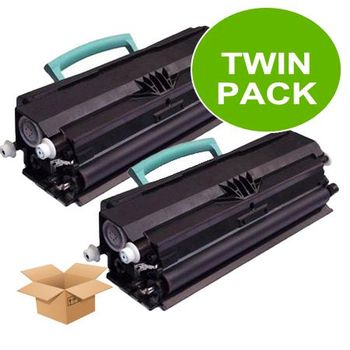 Compatible Multipack Lexmark E232tn Printer Toner Cartridges (2 Pack) -12A8405