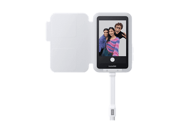 Accesorio cámara - Insta360 CINSFAVN_2, Selfie Screen con Luz LED, Blanco