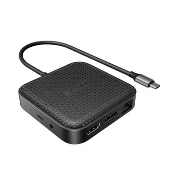 Dock Targus HD USB4 Mobile 2x USB 3.2 Gen 2, 1x USB-C, HDMI 2.1, DP 1.4, RJ-45, Negro