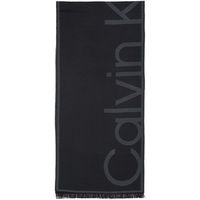calvin klein jeans bufanda oversized logo lw jacquard stole para mujer
