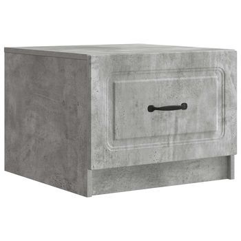 Mesa De Café Gris Hormigón 49 X 50 X 37 Cm Madera De Ingeniería Vidaxl