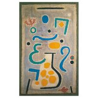 legendarte - cuadro lienzo impresion digital - die vase el jarron - paul klee - decoracion pared cm 50x80