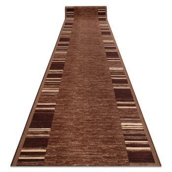 Alfombra De Pasillo Con Refuerzo De Goma  Adagio Marrón 110x310 Cm