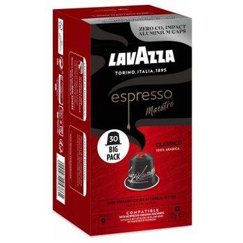 Lavazza Espresso Maestro Classico Cápsulas para Cafeteras Nespresso Caja de 30 Unidades