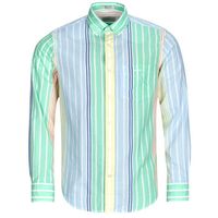 gant camisa manga larga reg voile multi stripe shirt para hombre