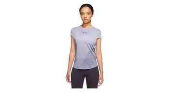 Camiseta de manga corta nike dri fit run division mujer azul violeta