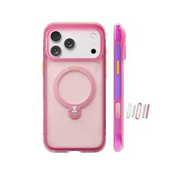 Torras Funda Ostand Q3 Air Iphone 17 Pro Max Neon Pink