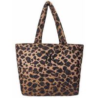 new-era bandolera leopard quilted tote bag neyyan para mujer