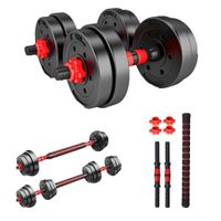 juego de mancuernas y barras ajustables peso - 10kg 15kg 20kg 30kg 40kg 50kg set de mancuernas barras que se pueden combinar libremente
