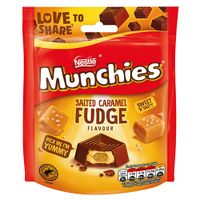 munchies salted caramel fudge pouch