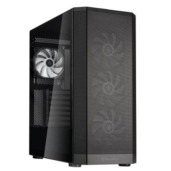 Caja PC SilverStone FARA 514X ARGB Cristal Templado ATX Negra