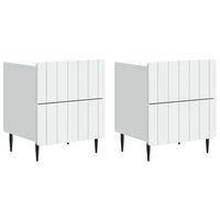 armario de noche 2 uds 43 x 345 x 495 cm vidaxl