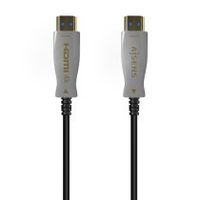 aisens cable hdmi v20 aoc premium alta velocidad  hec 4k60hz 444 18gbps am-am negro 100m