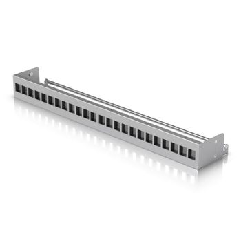 Ubiquiti Panel Keystone UACC-Rack-Panel-Patch-Blank-24 Gris 1U 24 Puertos Barra Gestión