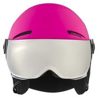 casco de invierno alpina zupo visor q-lite rosa mate 51-55