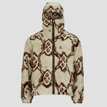 Daily Paper Polar BURNED SHIELD SHERPA HOODIE para hombre