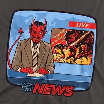 Steven Rhodes Camiseta Breaking News para hombre