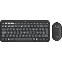 logitech pebble 2 combo para macos y pc teclado  raton inalambrico grafito
