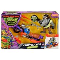 tortugas ninja - rocksteady con chopper cycle