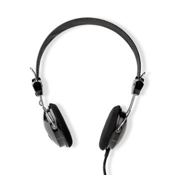 Auriculares Nedis HPWD1104BK con cable, conexión 3,5 mm, para llamadas y música, negros